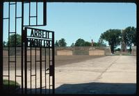 Sachsenhausen Concentration Camp : View through main gate to roll call yard