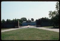 Sachsenhausen Concentration Camp : Main gate from barracks area