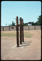 Sachsenhausen Concentration Camp : Torture poles in roll call yard