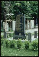 Weissensee Cemetery (Berlin, Germany) : Rear of Herbert Baum stone