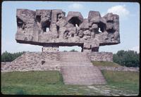 Majdanek Concentration Camp : Back side of the main memorial