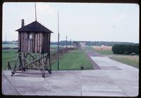 Majdanek Concentration Camp : View line from ashes memorial to main camp memorial