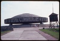 Majdanek Concentration Camp : Close-up of ashes memorial