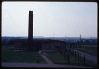 Majdanek Concentration Camp : Camp crematorium with city of Lublin in the background