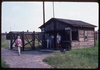 Majdanek Concentration Camp : Entry building to new barracks area