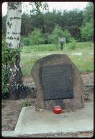 Chelmno Concentration Camp : Commemorative plaque to children along the axis walk