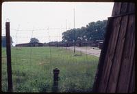 Majdanek Concentration Camp : View of barracks from guard tower