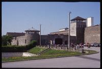 Mauthausen Concentration Camp : Main camp entry from the visitors' parking lot