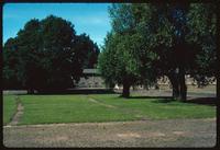 Ravensbrück Concentration Camp : View of mass graves and barracks