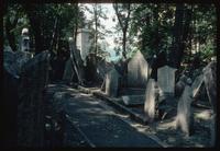 Pinkas Synagogue (Prague, Czech Republic) : Walk within the cemetery showing disheveled stones