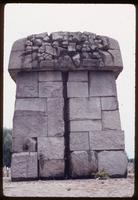 Treblinka Concentration Camp : Wailing Wall analogy on the memorial surface