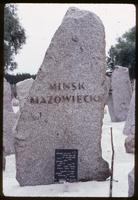 Treblinka Concentration Camp : Commemoration to the Jews of Minsk Mazowiecki