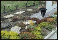 Chelmno Concentration Camp : Broken Jewish grave stones as commemorative wall elements