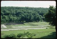 Dora Concentration Camp : View back to barracks area from walk to Visitor's Museum