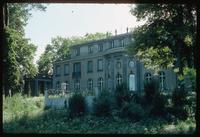House of the Wannsee Conference Memorial (Berlin, Germany) : Rear view of the Villa from the back lawn area