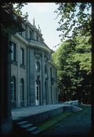 House of the Wannsee Conference Memorial (Berlin, Germany) : Rear facade of the Villa structure facing the Wannsee