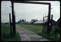 Birkenau Concentration Camp : Entry gate to camp B1 near the disembarcation platform