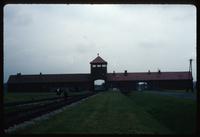 Birkenau Concentration Camp : Rear view of gate buildings