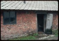 Birkenau Concentration Camp : Barracks door, camp 1, detail