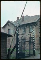 Auschwitz Concentration Camp : Main entry gate at Auschwitz Camp 1