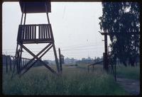 Birkenau Concentration Camp : Entry gate to camp B1 near the disembarcation platform (1979)