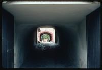 Theresienstadt Concentration Camp : View back through Block IV entry arch