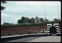 Theresienstadt Concentration Camp : Fortress/camp wall and gate