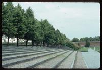 Theresienstadt Concentration Camp : Earthen terraces along side the cemetery