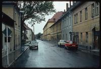 Theresienstadt Concentration Camp : Terezin town streetscape; for camp context