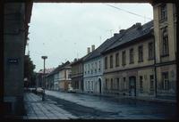 Theresienstadt Concentration Camp : Terezin town streetscape; for camp context