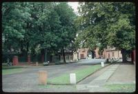 Theresienstadt Concentration Camp : Interior view of fortress/camp entry walk and arch