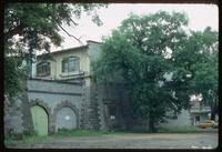 Theresienstadt Concentration Camp : Terezin parking lot and housing near camp (for camp context)