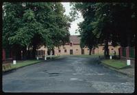 Theresienstadt Concentration Camp : View of barracks from entry walk