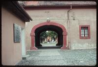 Theresienstadt Concentration Camp : Long view to main fortress/camp entry gate