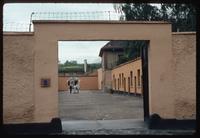 Theresienstadt Concentration Camp : Walled entry to inmate compound
