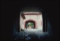 Theresienstadt Concentration Camp : Block IV entry arch