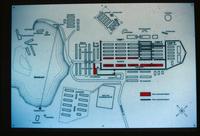 Mauthausen Concentration Camp : Site plan showing camp and quarry