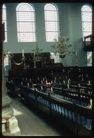 Portuguese Synagogue (Amsterdam, Netherlands) : Interior wall and window details of Synagogue