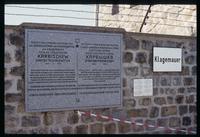Mauthausen Concentration Camp : Memorial plaque to Soviet General Karbischew