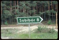Sobibór Concentration Camp : Road sign to Sobibor