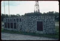 Sobibór Concentration Camp : Memorial wall at the camp entry