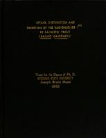 Uptake, distribution and excretion of the radionuclide I¹³¹ by rainbow trout (Salmo guairdneri)