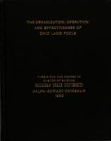 The organization, operation and effectiveness of Ohio lamb pools