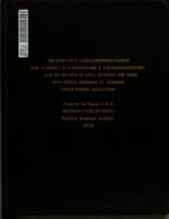 The effect of 2,4-dichlorophenoxyacetic acid, 3-amino-1,2,4-triazole and 2,2-dichloropropionic acid on growth of oats, soybeans and corn, with special reference to morning versus evening application