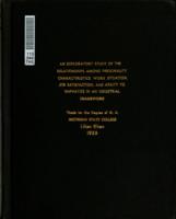 An exploratory study of the relationships among personality characteristics, work situation, job satisfaction, and ability to empathize in an industrial framework