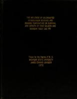 The influence of chlorinated hydrocarbon residues and rearing temperature on survival and growth of coho salmon and rainbow trout sac fry : a thesis