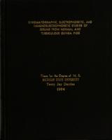 Chromatographic, electrophoretic, and immunoelectrophoretic studies of serums from normal and tuberculous guinea pigs