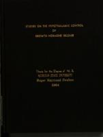 Studies on the hypothalamic control of growth hormone release