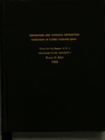 Temperature and microbial destruction conditions in flexible package seals