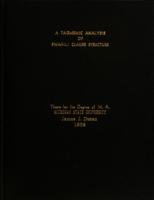 A tagmemic analysis of Swahili clause structure